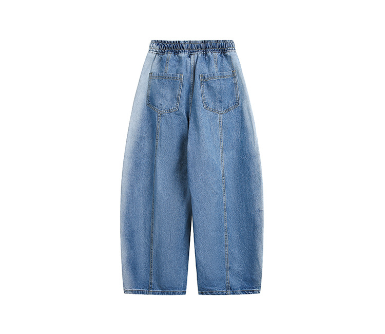 Retro washed curved-cut jeans for men, Spring/Autumn 2026 couple style straight-leg casual long pants pic 14