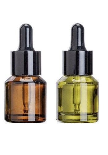 Wholesale 15ml slanted shoulder glass dropper bottle, 30ml tea-colored light-proof essence bottle, spray small capacity original liquid portioning bottle pic 1