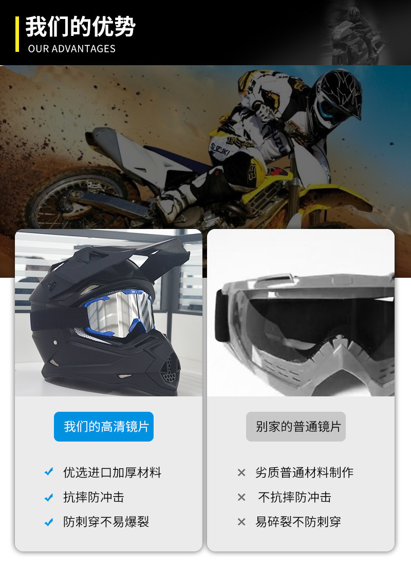 新款滑雪镜双层防风防雾滑雪镜户外滑雪登山骑行护目镜球面大视野详情12