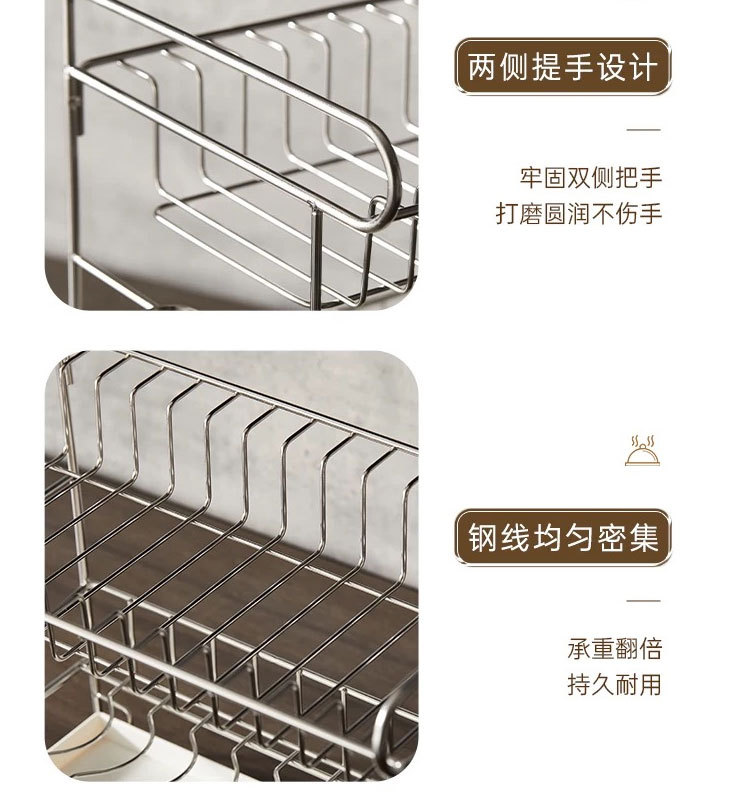 轻奢高级感304不锈钢多功能三层香水化妆品台面收纳整理置物架详情15