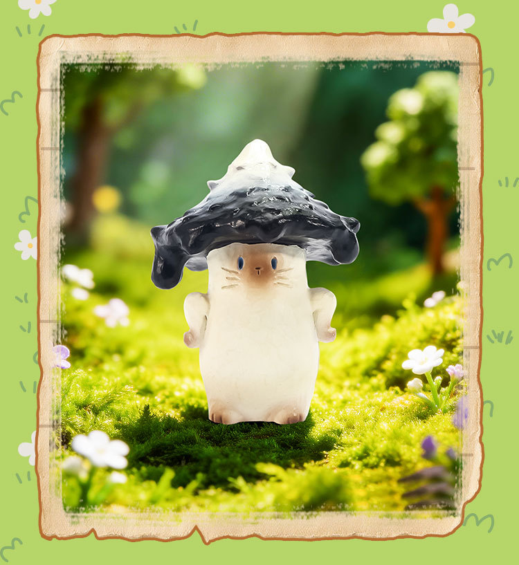 Cat PAI Fantasy Mushroom Series Blind Box DIY Decorative Resin Small Ornaments Cartoon Cute desktop ornaments pic 19