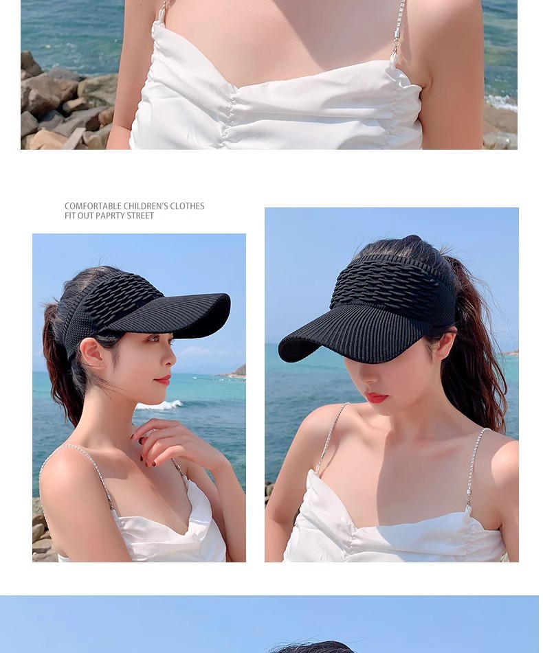 Summer sun hat for women, 2025 new style running sun protection cap, wide-brimmed sports cap, spring and autumn open-top sun hat pic 21
