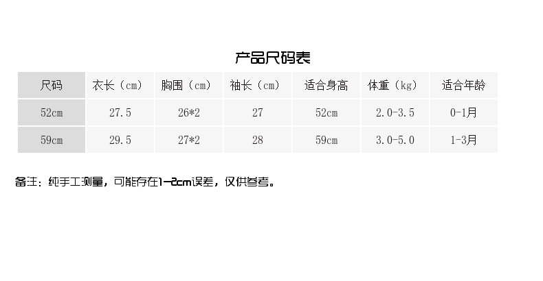 新生婴儿内衣服无骨纯棉春秋款魔术贴半背睡衣满月和尚服宝宝上衣详情27