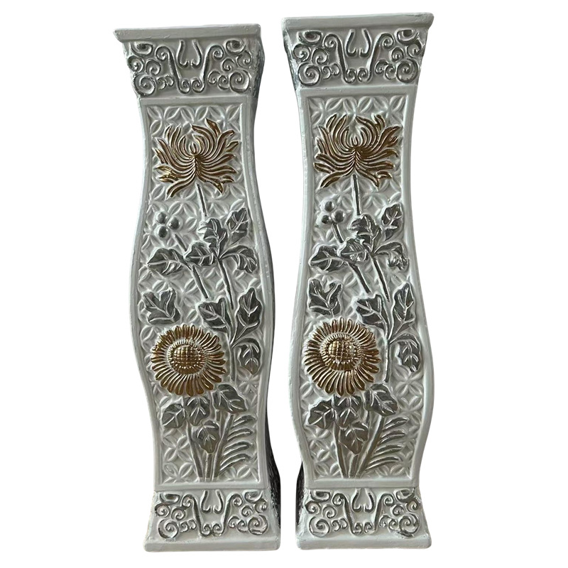 60cm花瓶厂家批发陶瓷花瓶欧式客厅摆饰绢花工艺落地大小花瓶详情38