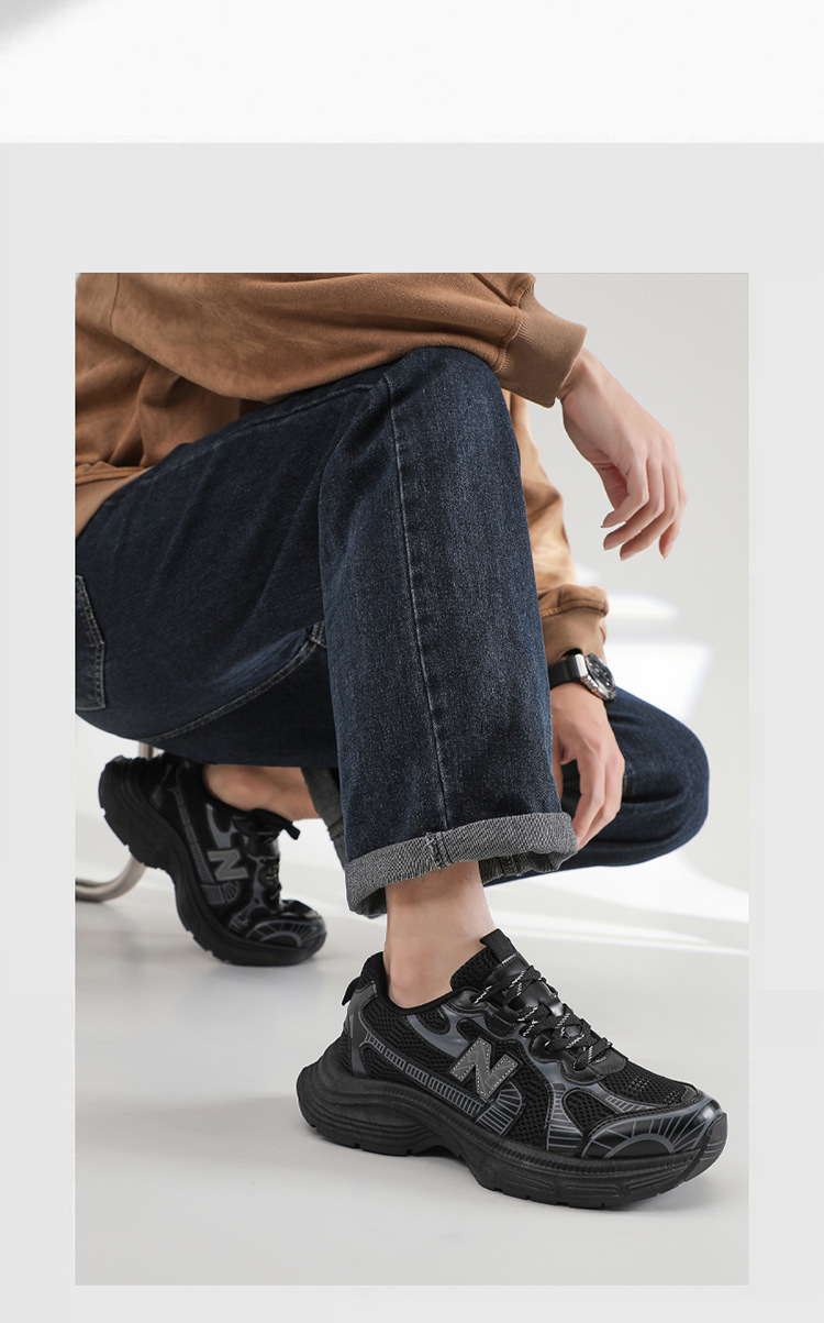 Dad shoes for women, Spring 2025 new Style bestsellers, thick-soled, height-increasing, retro, versatile, color-blocked, breathable, sporty and casual shoes pic 15