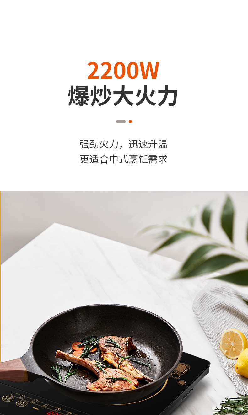 Molide电磁炉商用家用2200W大功率爆炒电池炉批发外贸厂家详情5