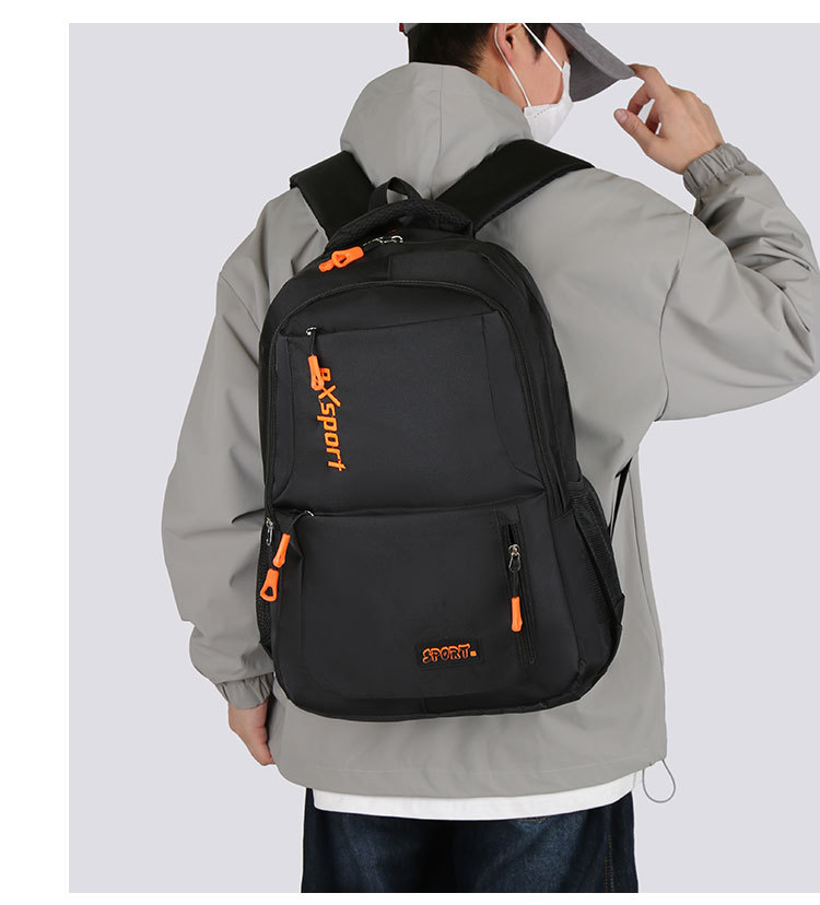 跨境外贸时尚新款容量男女大学生书包外出电脑背包休闲旅行双肩包详情20