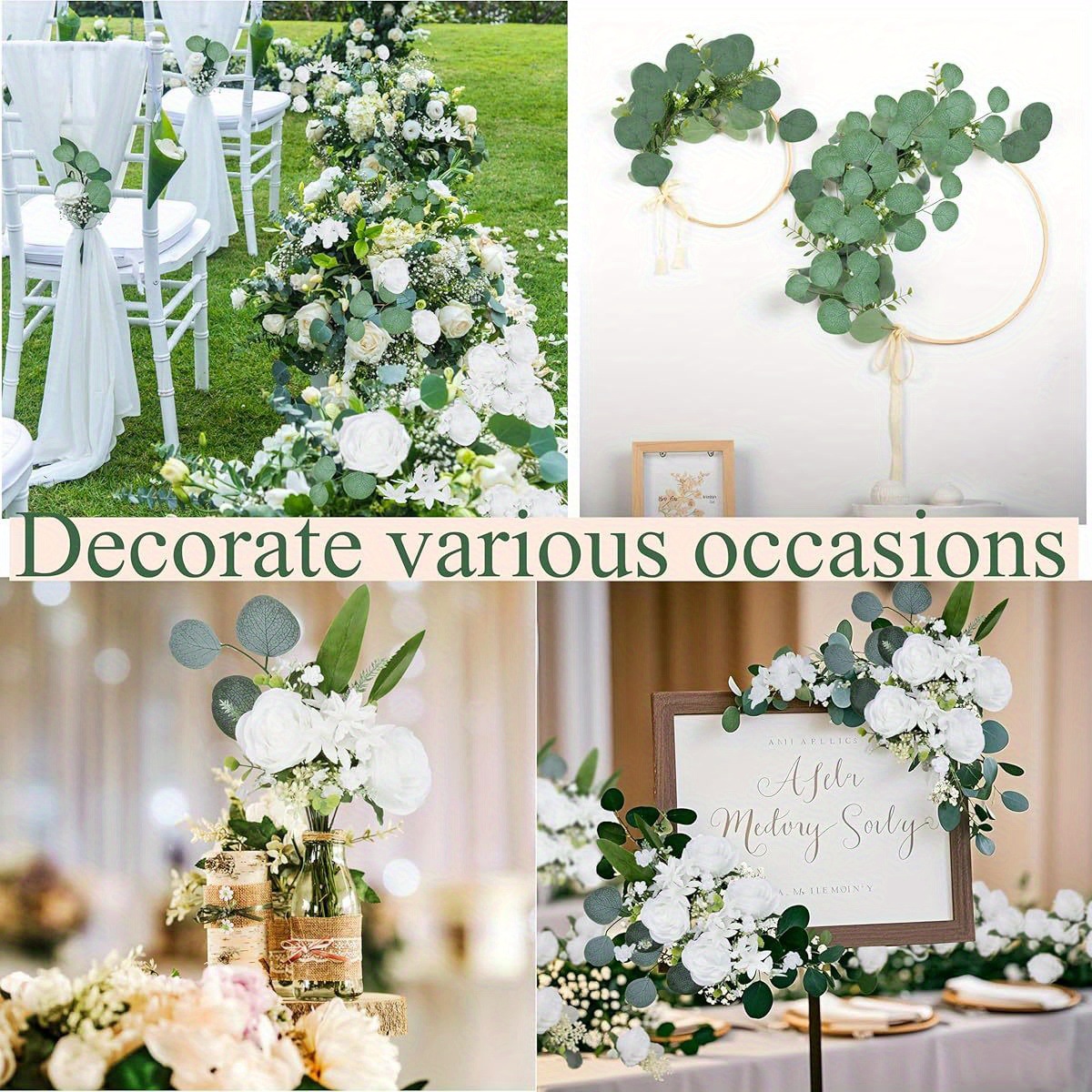 跨境热卖仿真满天星假花仿真花路引拍照道具摆件婚礼婚庆装饰布置详情9