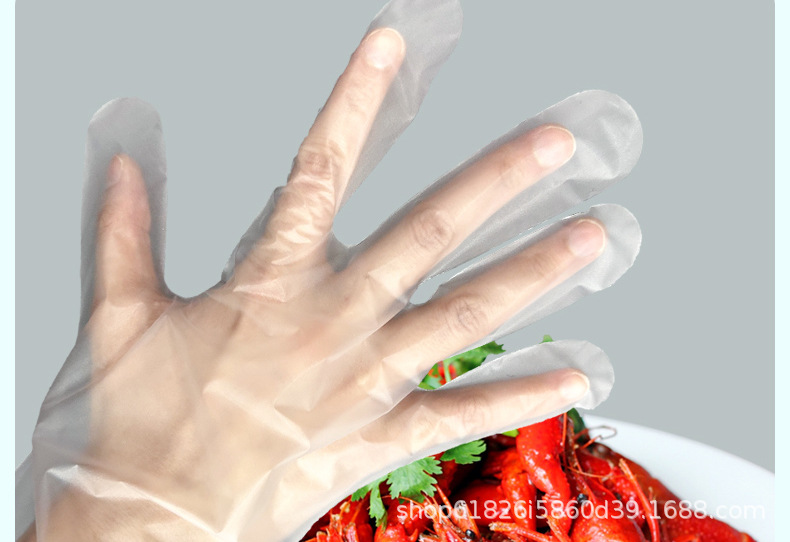 一次性TPE盒装手套弹性加厚耐用家用家务清洁餐饮厨房防油TPE手套详情17