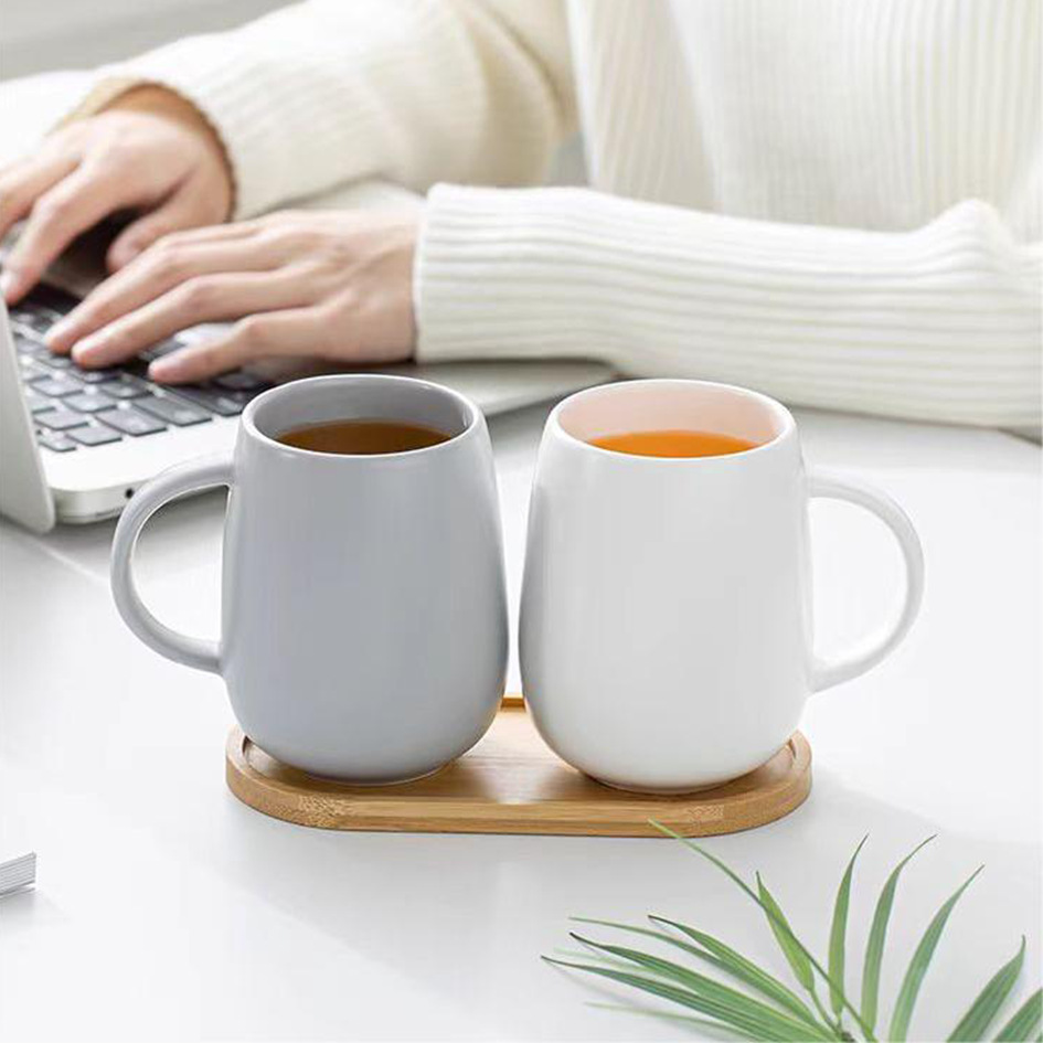 全季酒店同款水杯日式家用马克杯情侣陶瓷杯子白瓷简约风详情1