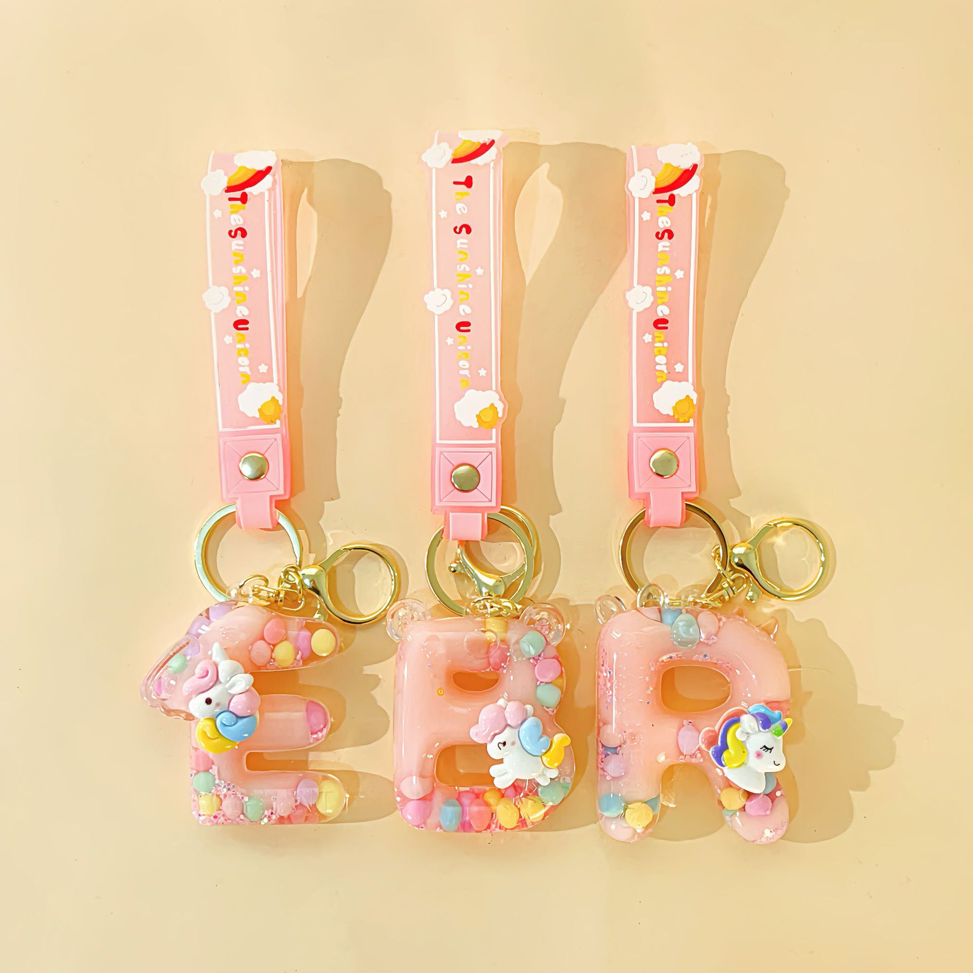 入油26字母钥匙扣包包挂件迷你流沙瓶情侣汽车钥匙链挂饰礼品批发详情11