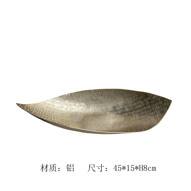 印度进口铝制银色不规则浅边水果盘零食坚果收纳托盘茶盘摆件装饰详情44