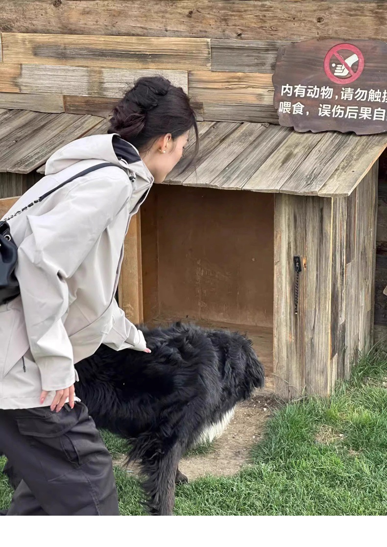 美式冲锋衣外套女款2024新款三合一抓绒户外防水防风进藏登山服详情16