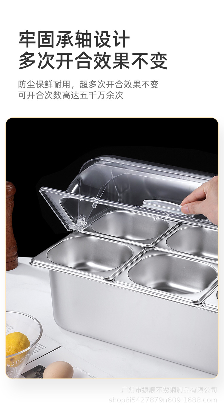 Rectangular ice powder boxes are displayed at the stall, small material boxes with dust-proof flip covers, cold and heat preservation boxes, and tray small material boxes are displayed at the stall pic 14