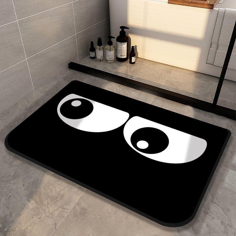 Diatom mud cartoon floor MATS for bathrooms, water-absorbing and quick-drying anti-slip foot MATS for lobbies, dirt-resistant and easy-to-clean door MATS pic 16