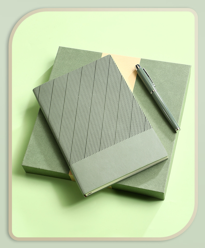 高档A5商务笔记本子礼盒套装 高颜值办公会议记录本 记事本定制logo 专业定制办公用品详情26