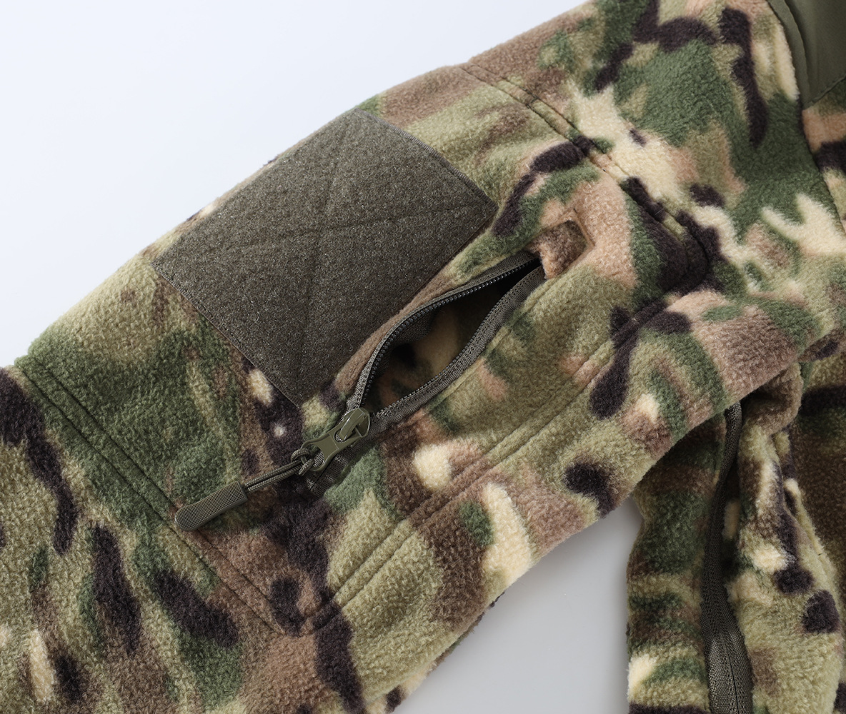 ESDY新款男士户外抓绒衣保暖骑行透气冲锋衣打底衫运动远足外套详情20