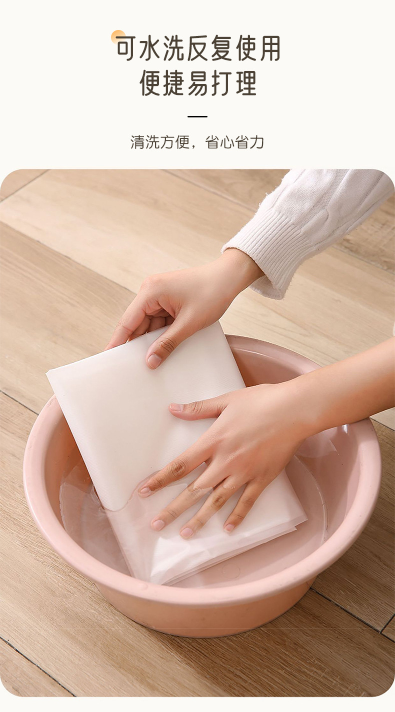 Clothing dust cover, hanging bag, clothing dust cover, suit hanging long down jacket, household transparent coat bag pic 9