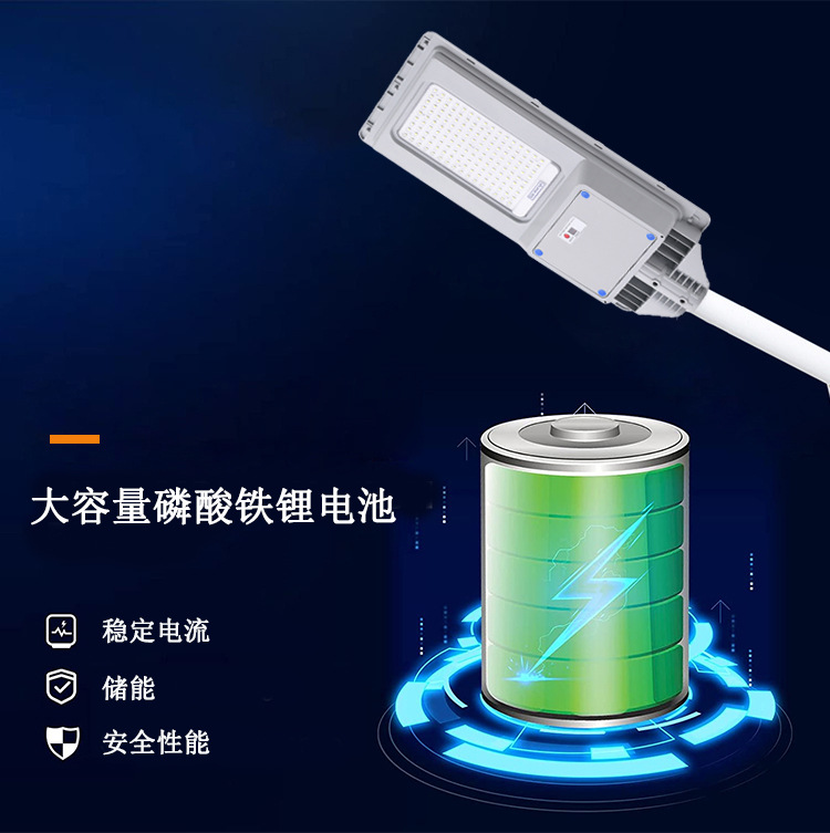 New solar lamps, outdoor household garden lamps, street lamps, solar and human body sensing integrated pic 4