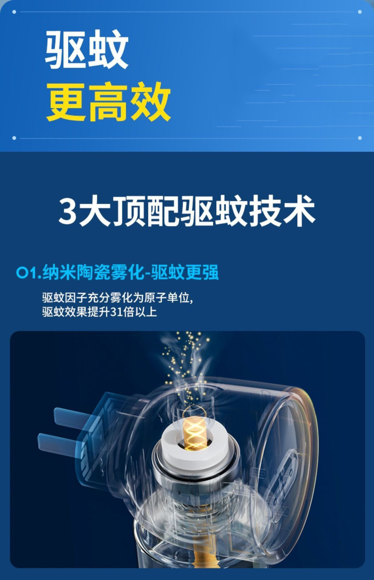 电热蚊香液家用加热驱蚊器防蚊虫儿童无香味母婴驱蚊液室内灭蚊液详情4
