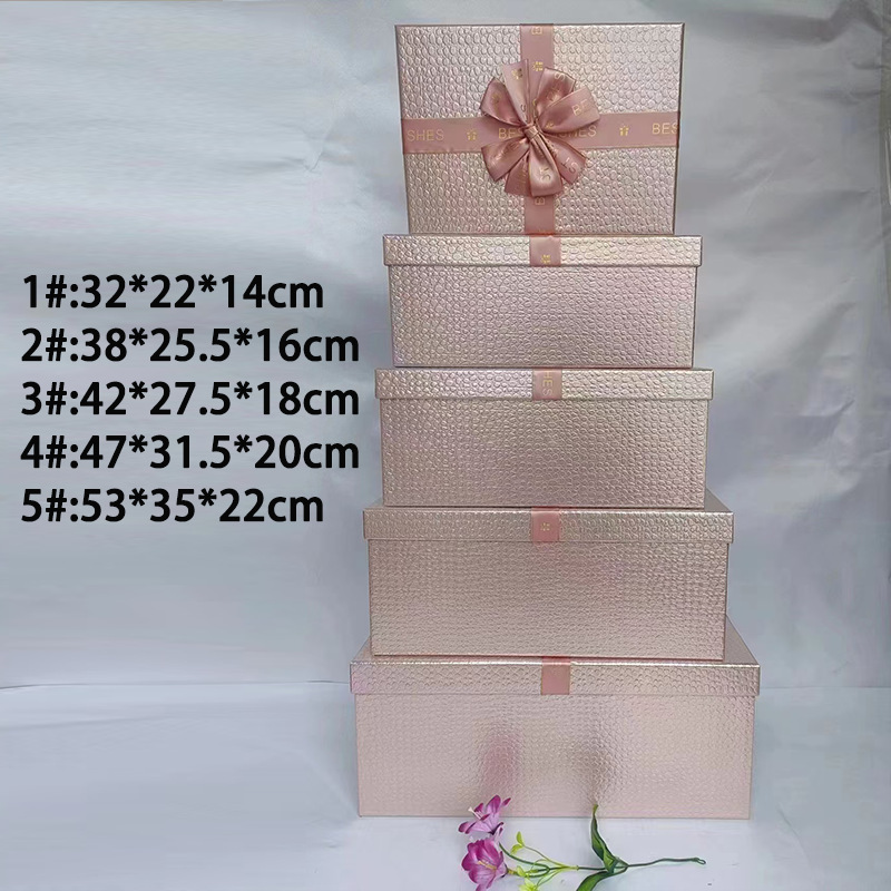 Golden gift box stacking, golden gift box souvenir, gift box packaging box, gift box souvenir pic 13
