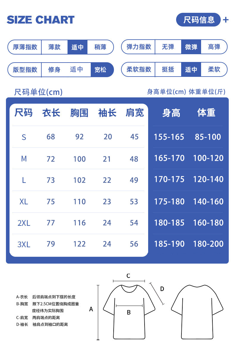 Oversize女装纯棉短袖t恤女宽松夏2025新款半袖胖mm180斤大码显瘦详情1