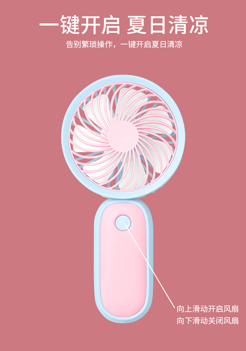 New mini lanyard small fan, usb charging electric fan, portable silent handheld fan, gift wholesale pic 10