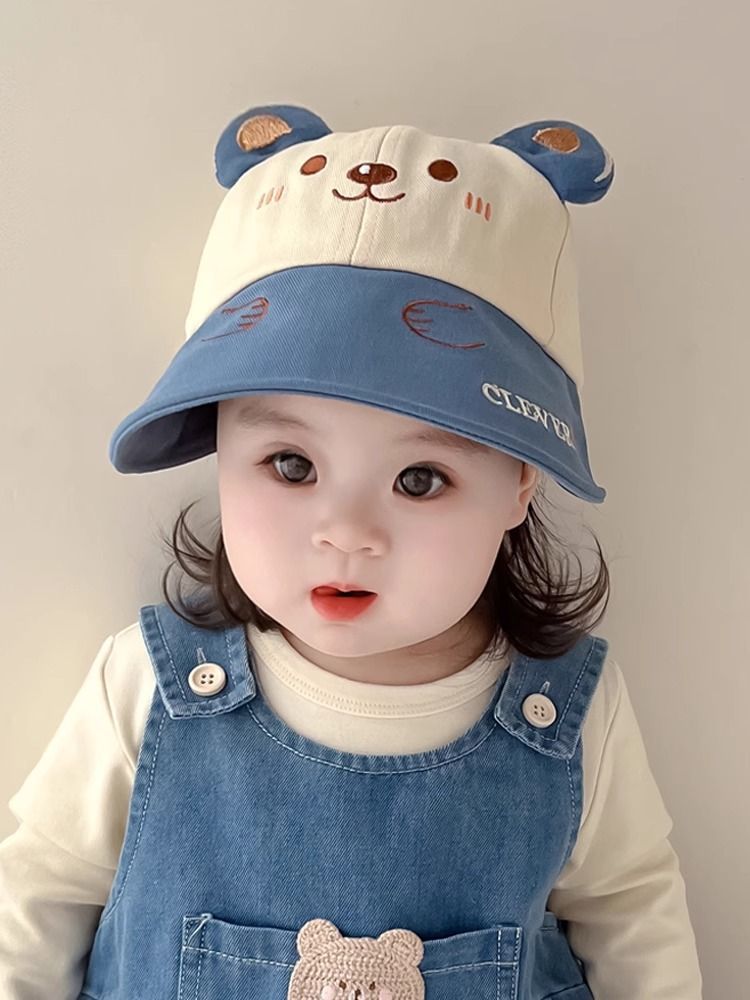 宝宝帽子春秋薄款渔夫帽可爱超萌男女宝遮阳帽婴儿防晒鸭舌帽新款详情9