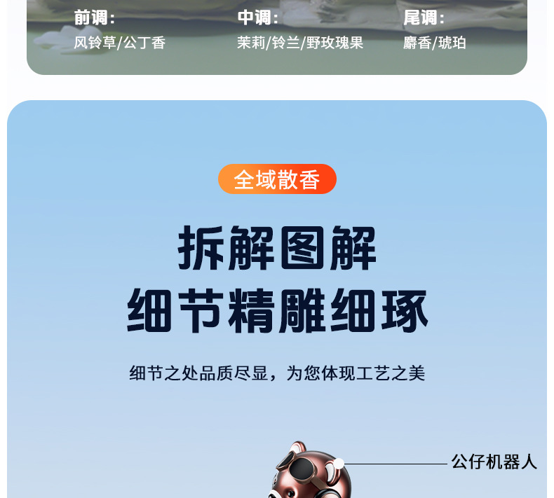 Vehicle-mounted solar-powered rotating helicopter, vehicle-mounted glasses, dog aromatherapy, car perfume, ornaments, in-car aircraft aromatherapy pic 23