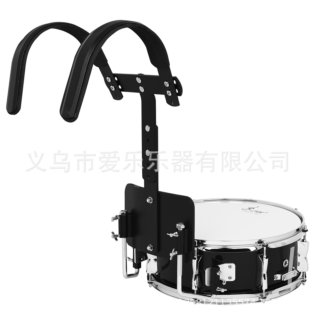 SLADE木腔小军鼓带背架不锈钢队鼓管乐队乐器14寸行进小军鼓演奏详情9