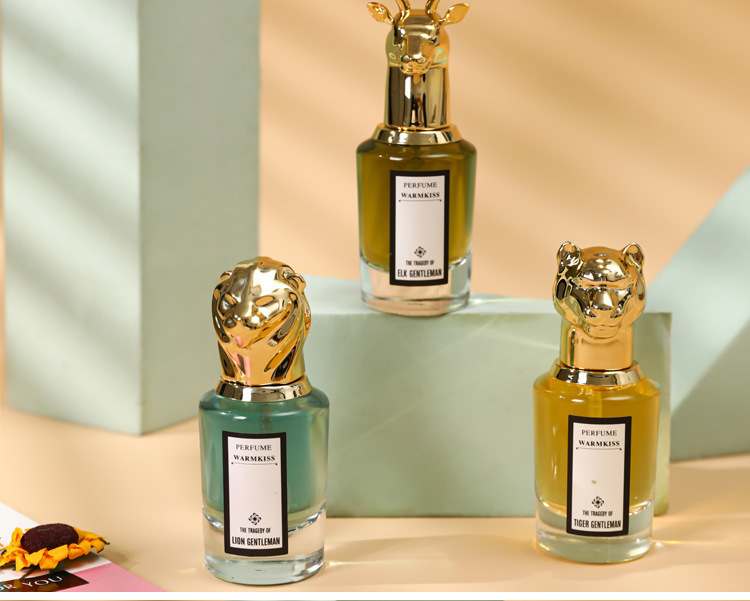 Tiger, elk and lion shaped perfume bottle, luxurious fragrance bottle, decorative item, home storage bottle pic 12