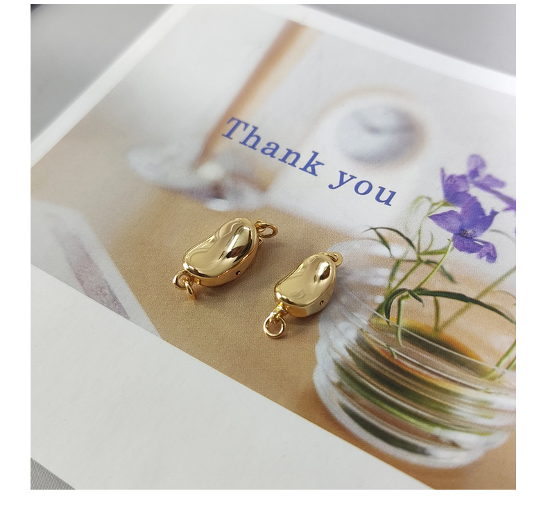 S925 sterling silver ingot clasp, pearl necklace clasp, DIY handmade accessory jewelry clasp, pea clasp, stick clasp, bracelet clasp pic 8