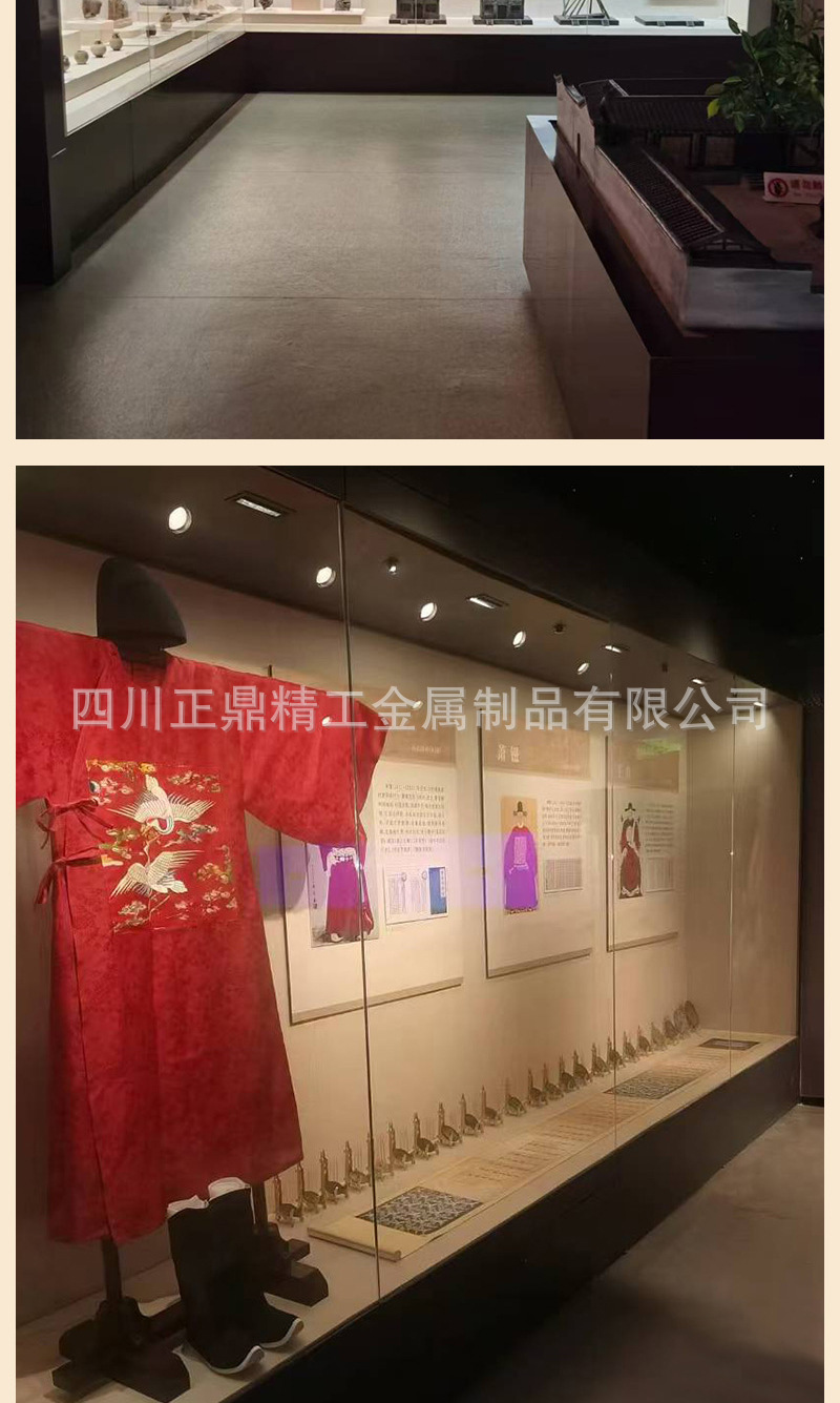 Museum display cabinets, calligraphy and painting, cultural relics, ceramics, constant humidity and constant temperature display cabinets, exhibition hall metal glass wall-mounted cabinets pic 8