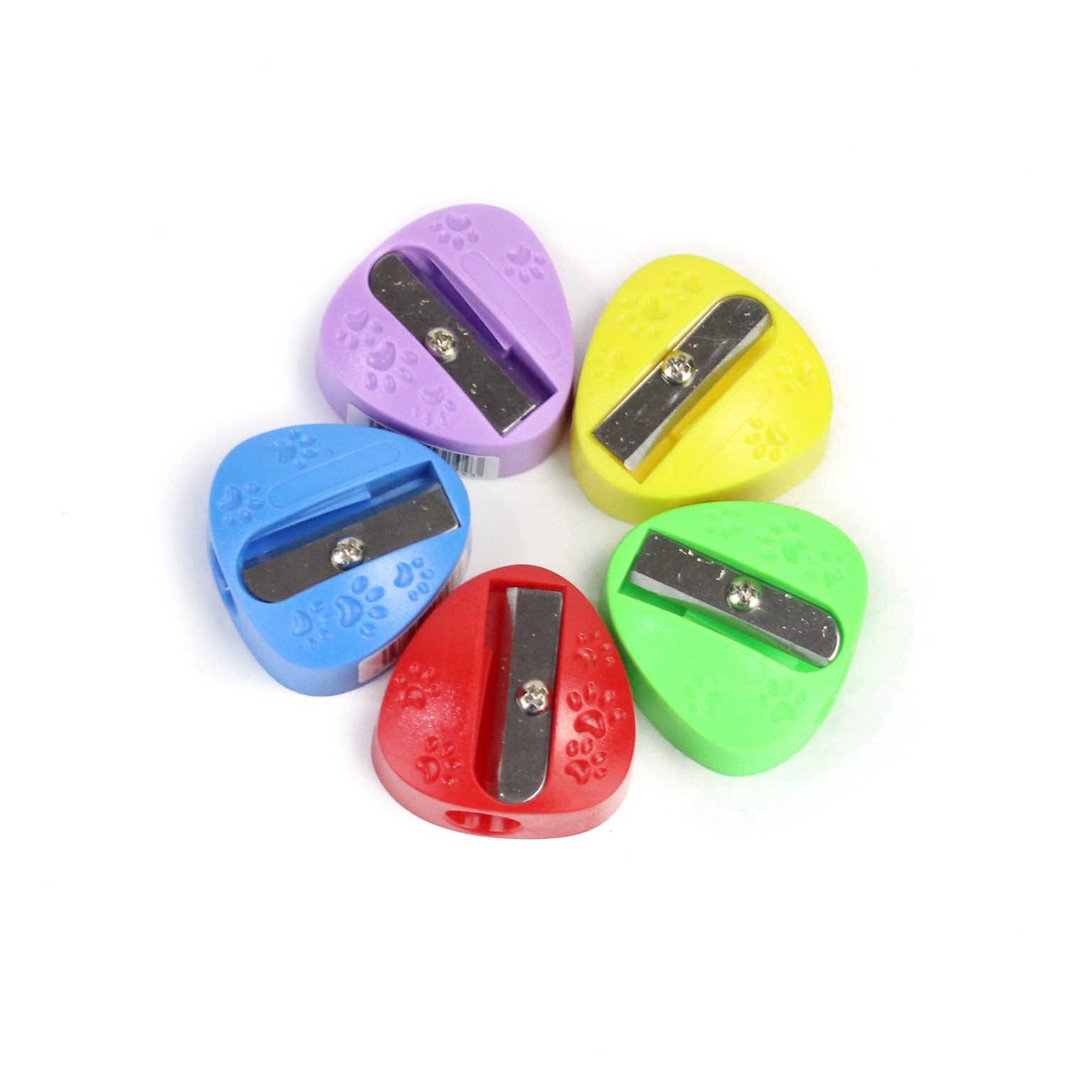 We can customize high-quality office supplies such as cartoon-printed plastic student pencil sharpeners for foreign trade pic 4