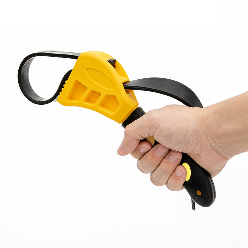 6-inch and 8-inch multi-functional belt wrench, adjustable bottle opener, auto repair rubber filter universal wrench pic 29