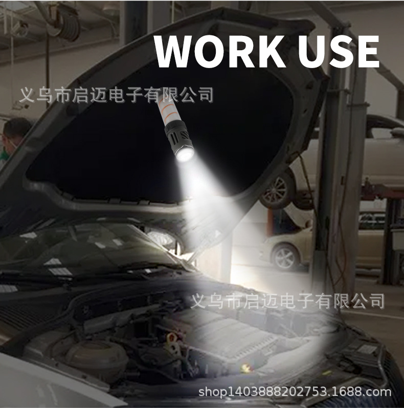 跨境新款LED驱蚊露营灯 户外照明手电多功能野营灯三脚架营地灯详情14