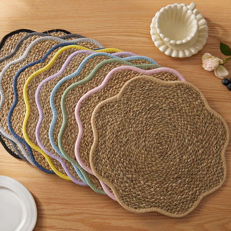 Silicone woven placemats, table heat-resistant MATS, coasters, disposable hotel placemats pic 9