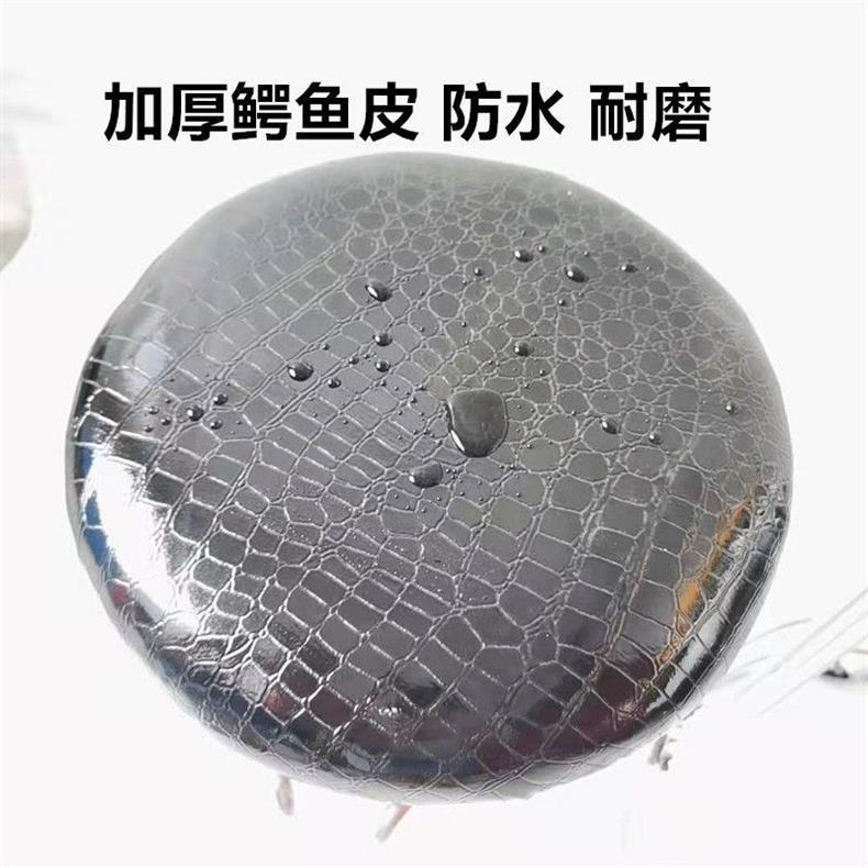 轻奢家用圆凳子简约耐用可叠摞餐桌凳实木加厚钢筋凳详情17