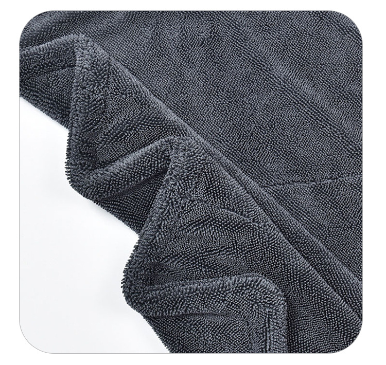 小辫子吸水毛巾擦车巾加捻双层洗车毛巾双面加厚全面布抹布代发详情23