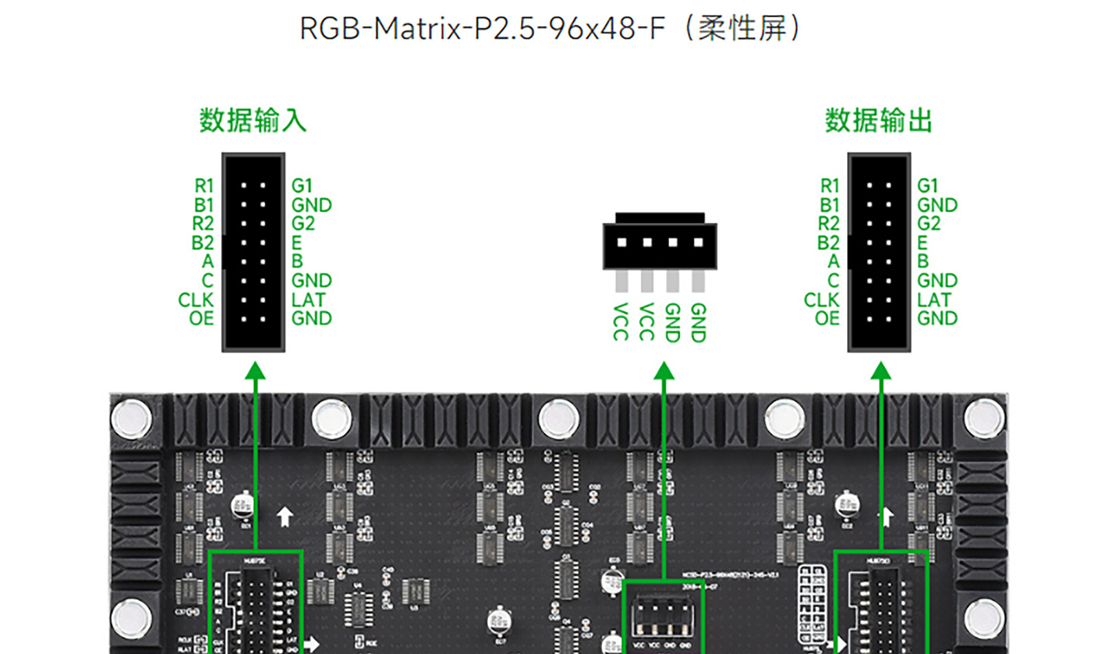 微雪 树莓派LED显示屏 RGB全彩 多间距可选 支持级联 亮度可调详情17
