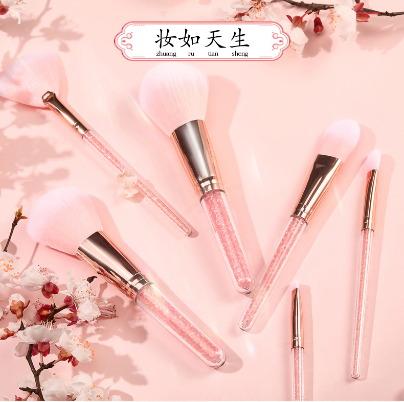 卓尔雅化妆刷套装10支装腮红眼影遮瑕专业美容工具定制可印logo刷包详情7