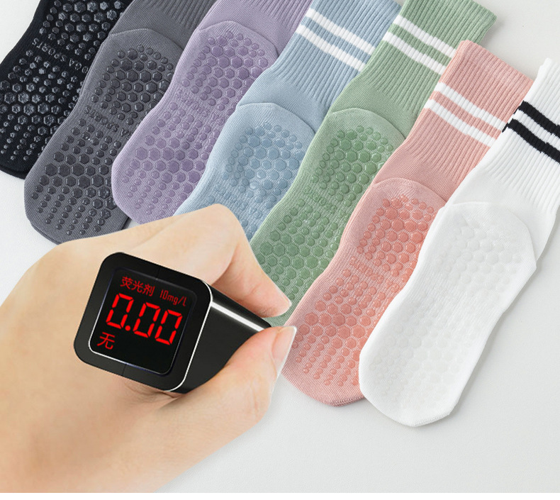 瑜伽中筒袜女士夏季无骨硅胶防滑运动防臭健身普拉提袜子专业运动详情33