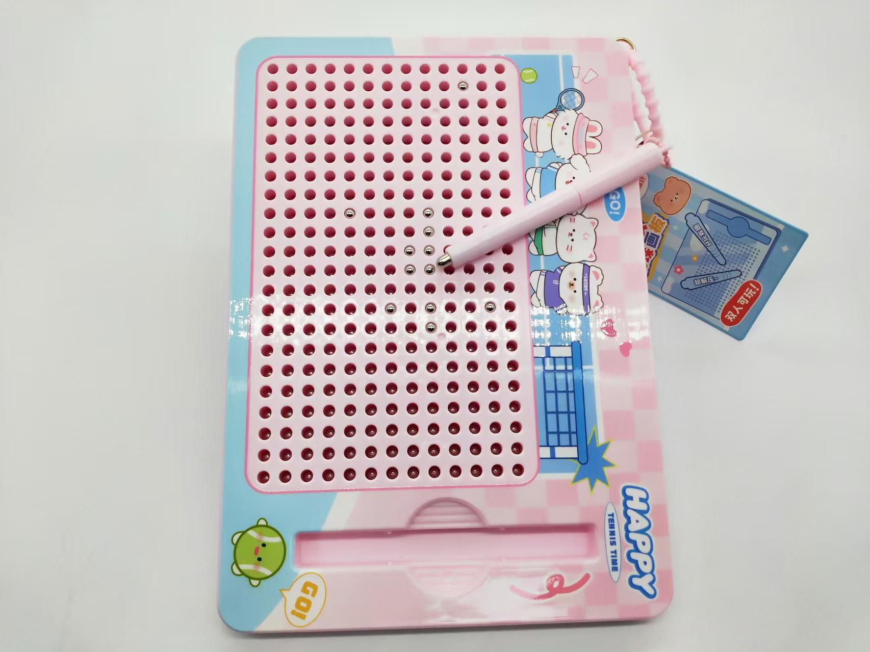 2025 New best-selling creative cartoon magnetic steel ball drawing board hanging decoration, trendy and cute, factory direct sales pic 3