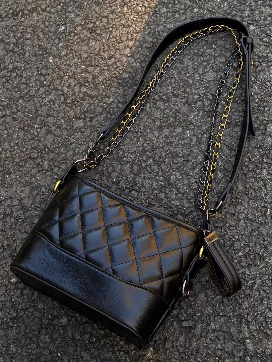 今年流行爆款链条单肩斜挎包包女2024新款春夏时尚百搭菱格流浪包详情5