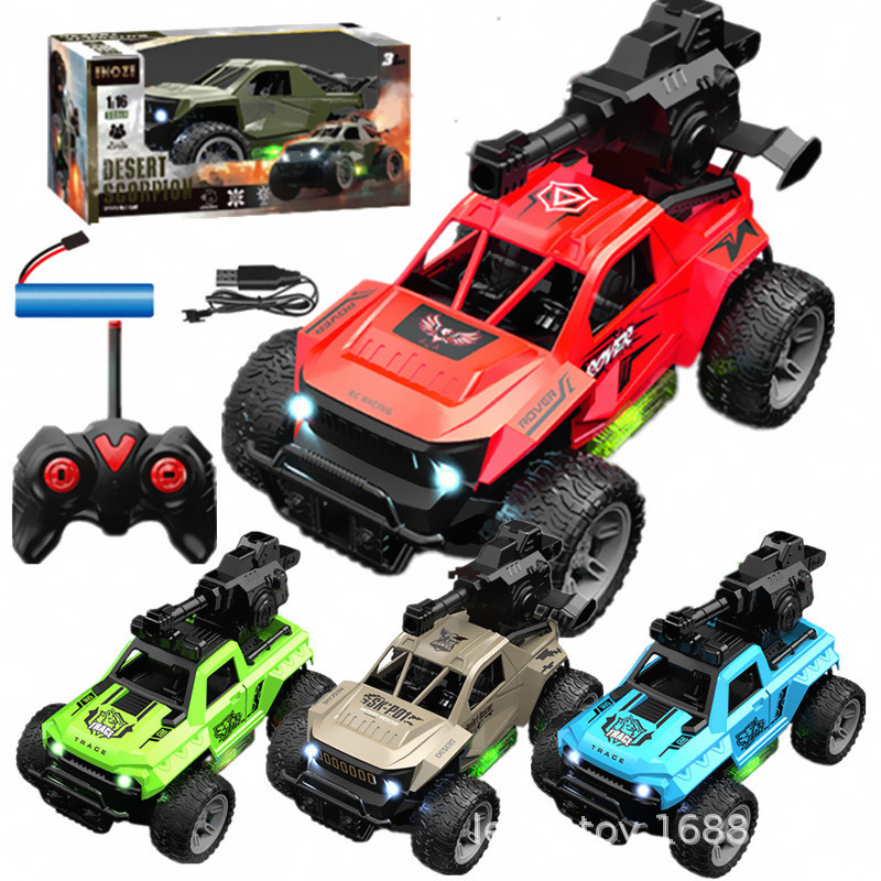 1:16 Five-way off-road water bomb remote control car with lights, charging, drifting racing car, cross-border remote control car pic 5