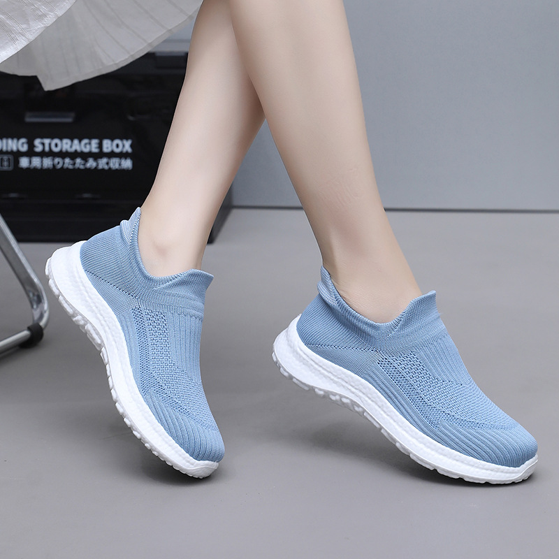 2025春季时尚休闲单鞋一脚蹬男女同款透气舒适时尚百搭软底软面鞋详情13