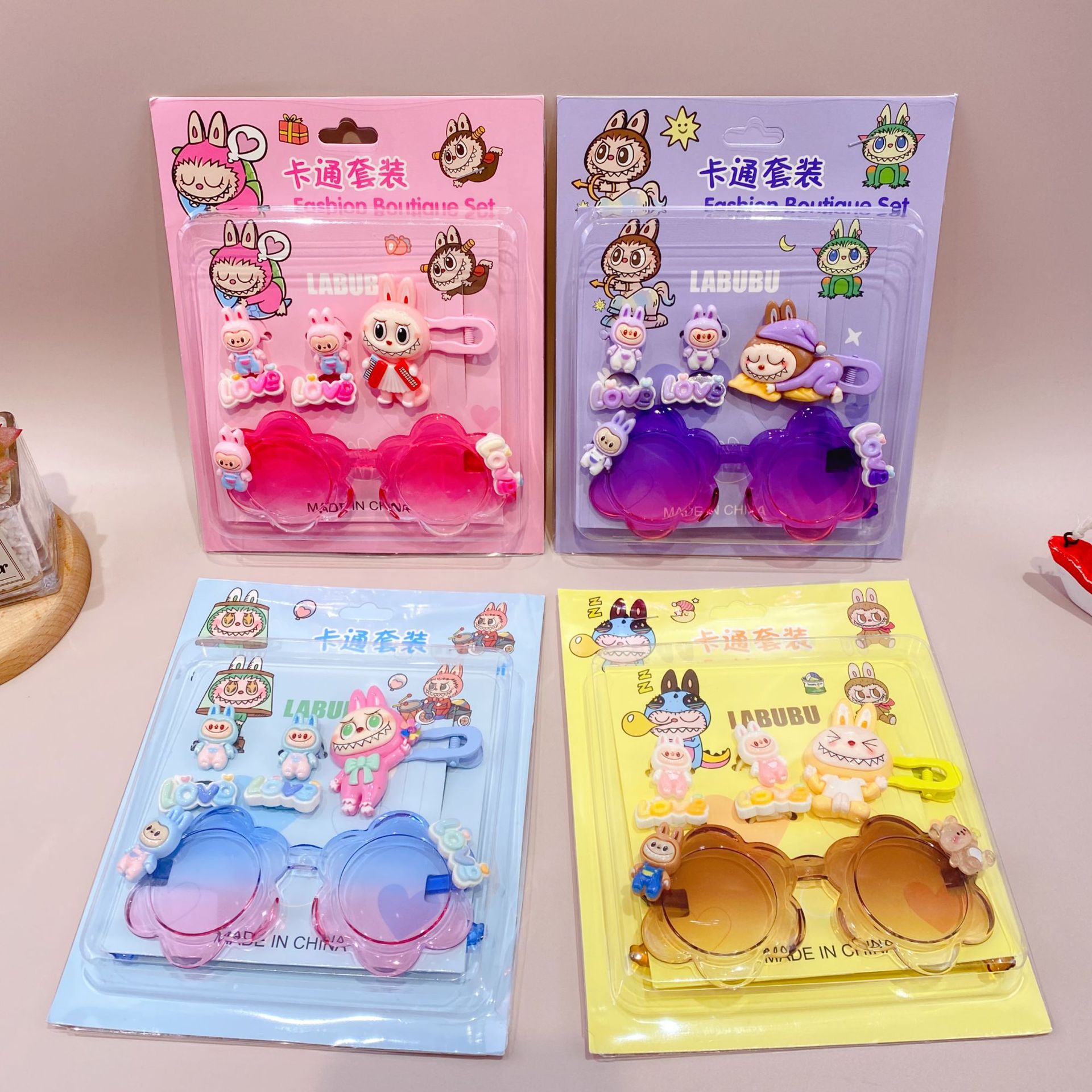 新款三丽鸥眼镜卡通皮筋发夹饰品套装可爱少女心装扮潮玩时尚精品详情44