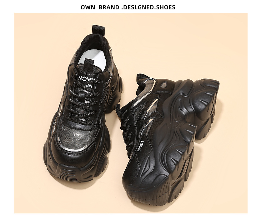 Insole height-increasing dad shoes for women, Spring 2026 new style comfortable and versatile casual shoes for women, thick-soled sports shoes for women pic 15