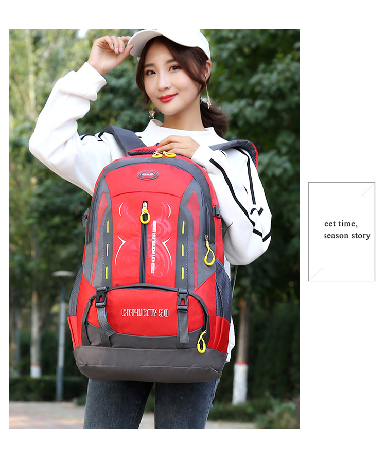 跨境外贸新款户外背包双肩包男女徒步运动旅行休闲露营登山包批发详情13
