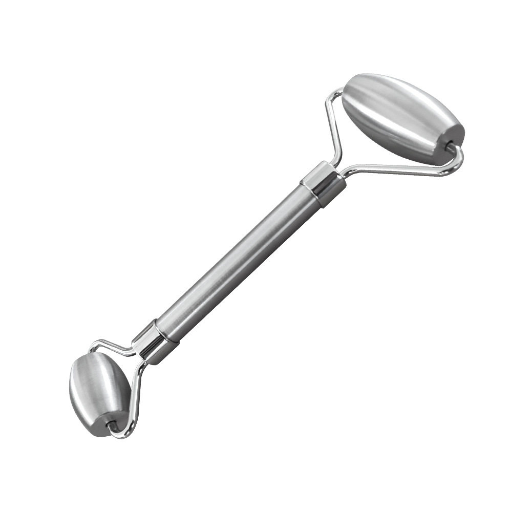 shanilak facial massager, stainless steel massage double-head roller, cold compress double-head roller, stainless steel double-head roller pic 1